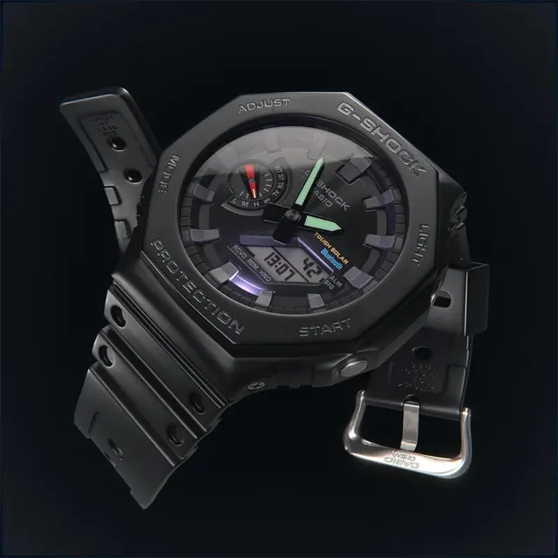 Casio G-Shock Analog-Digital Tough Solar (Bluetooth) Men's Watch- GA-B2100-1ADR